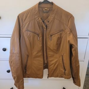 XL faux leather jacket